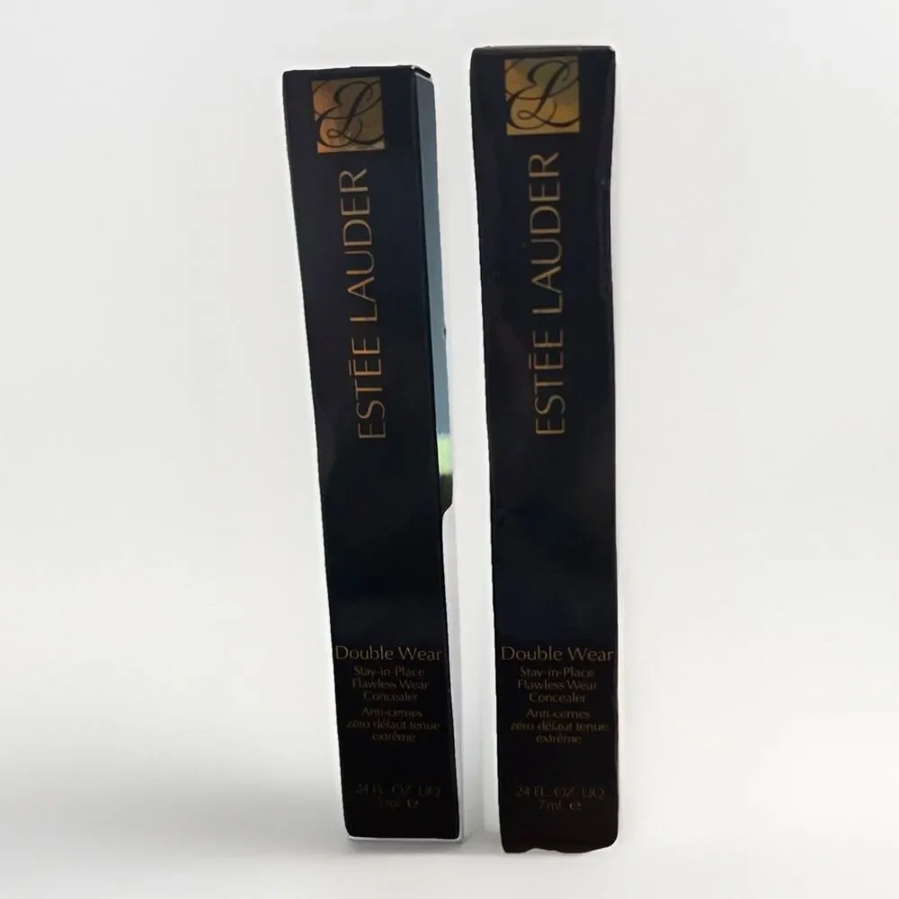 2 Estee Lauder Double Wear Flawless Concealer 7C Cool Extra DEEP Full Size Lot